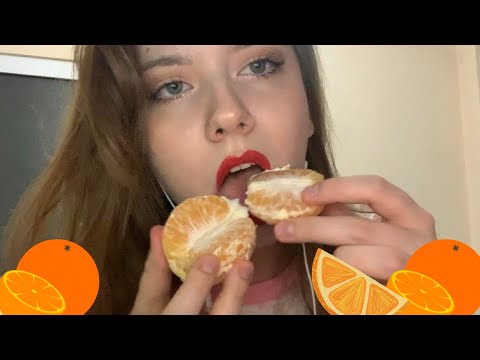 ASMR | Peeling & Eating Juicy Oranges With You🍊 Eating Sounds 🍊