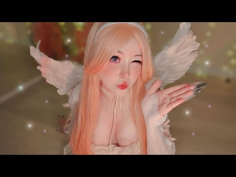 ASMR CUPID GIVES YOU GENTLE KISSES