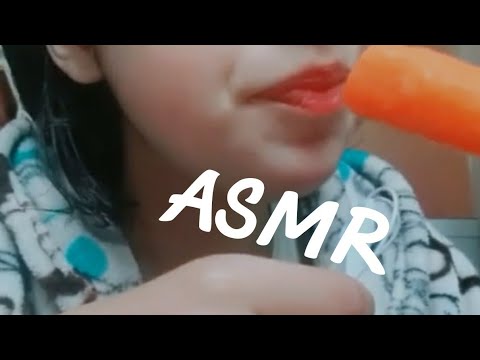 ♠ ASMR/Eating Show Eating Carrots and Radishes أصوات الأكل ♠