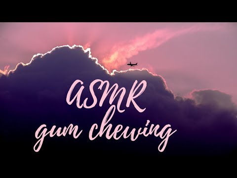 ASMR | gum chewing & close up whispers