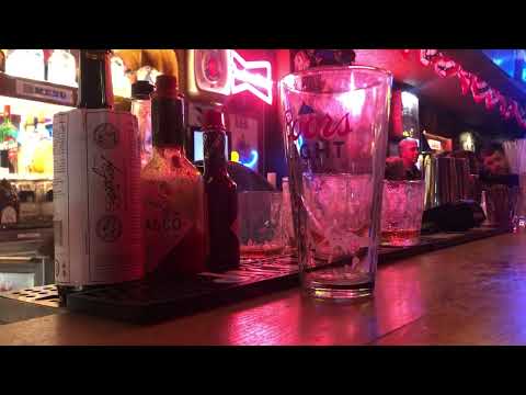 ASMR Busy Retro Saloon Bar sounds in French Canada