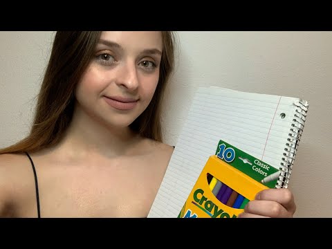 ASMR~ Coloring and Whispering