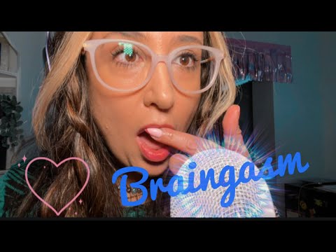 ASMR Popping Candy/ Intense Mouth Sounds/ Spoolie Nibbling/ Mic Kisses/ Spit Painting/ PoP Rocks 🤤