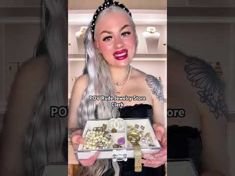 Its Almost Like She Is Doing To Make You Spend More | Jewlery Store Clerks Be Like #pov #asmr