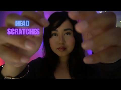 ASMR | 15 mins Head scratching no talking loop you to sleep 💤 (personal attention)