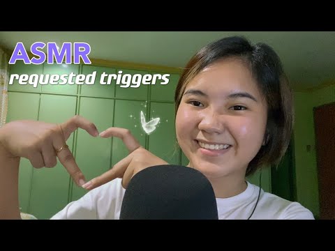 ASMR | doing your requested triggers 💜