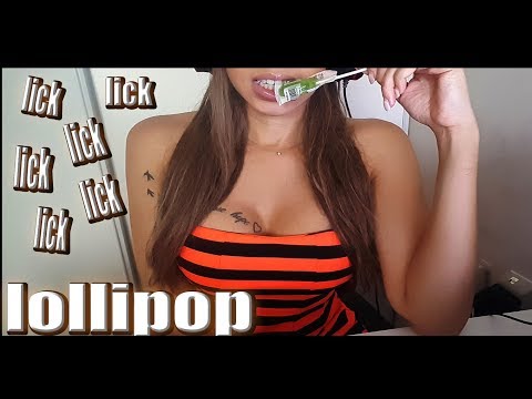 {ASMR} Lollipop Licking| Sucking | Breathing |