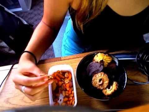 ASMR Eating Sounds: Trail mix and dried fruit