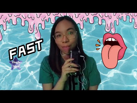 ASMR FAST TONGUE SWIRLING & FLUTTERING (No Talking) 😜⚡[Tingle Star Exclusive Teaser]