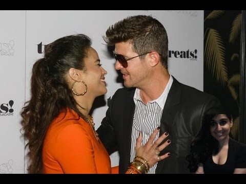 Robin Thicke and his wife  Paula Patton Spotted Getting Cozy At Party After Cheating Rumors - review