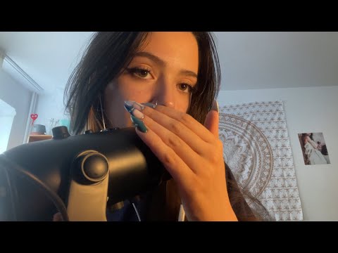 ASMR cupped whisper ramble (breathy & clicky for sleep 🌙