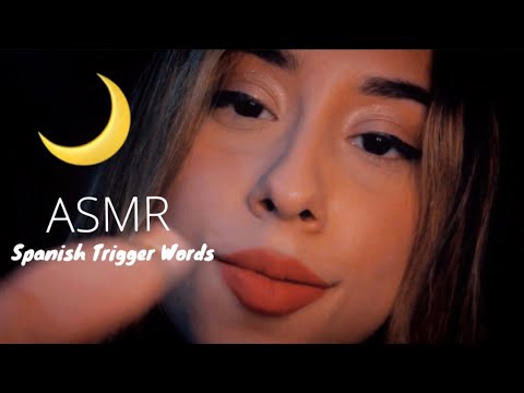 ASMR Spanish Trigger Words! (Ear to Ear VoiceOver)