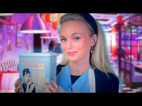 Cute Flirty Waitress Is In LOVE With You 💖  Lunch In The 1950s (ASMR Roleplay)