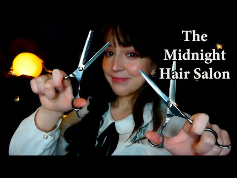 ⭐ASMR [Sub] The Midnight Hair Salon, Quick & Relaxing Haircut for you! (Soft Spoken)