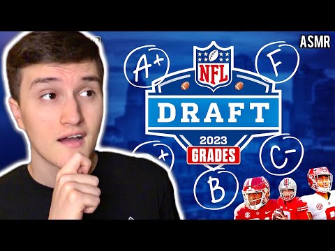 [ASMR] 2023 NFL Draft 🏈 Grades and Reactions (relaxing whisper ramble)