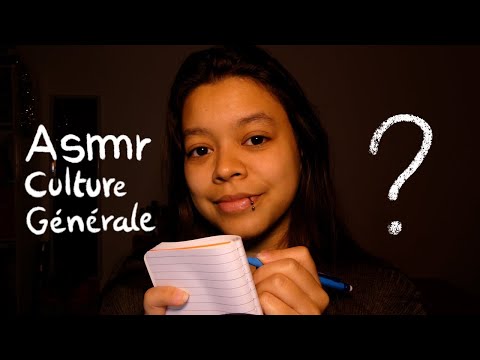 ASMR | 30 Questions pour tester ta culture générale ! 🧠✍️