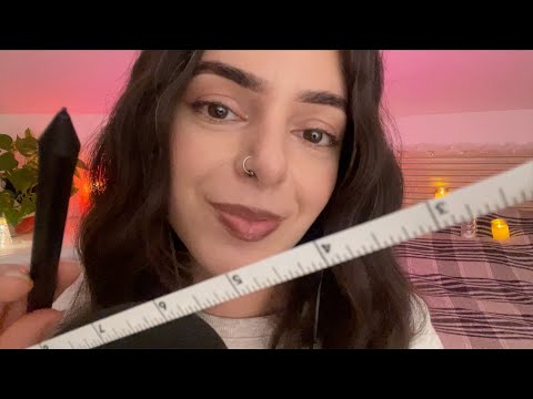 ASMR Brain-Melting Tingles ✨ Measuring You, Soft Whispers & Mouth Sounds (U Can Close ur Eyes)