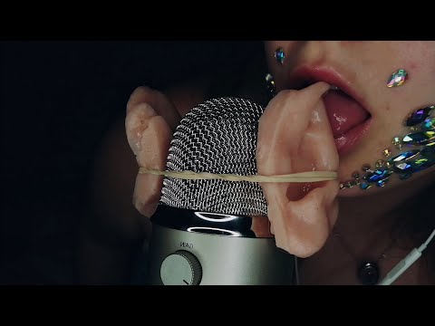ASMR Ear Nibbling/Licking (Close Up) Mouth Sounds