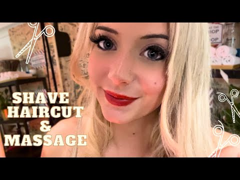 ASMR What happens at the Barbershop…💈Roleplay (Haircut, Shave, Head Massage)