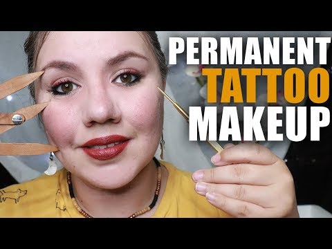 ASMR Permanent TATTOO MAKEUP ♡ Lips, Eyebrows and Eyes ♡