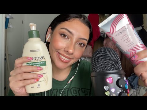 ASMR Lotion sounds and tapping 💓 | Whispered