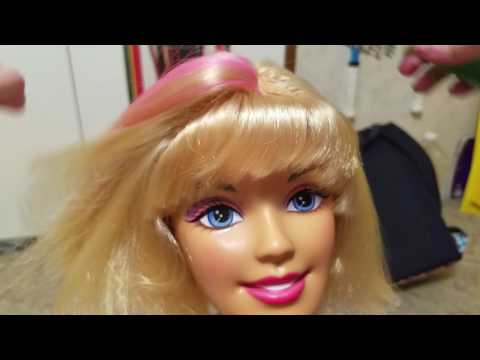 ASMR ~ Brushing Barbie's Hair ~ Help Save Barbie From My Closet ~ Really Low Whisper's