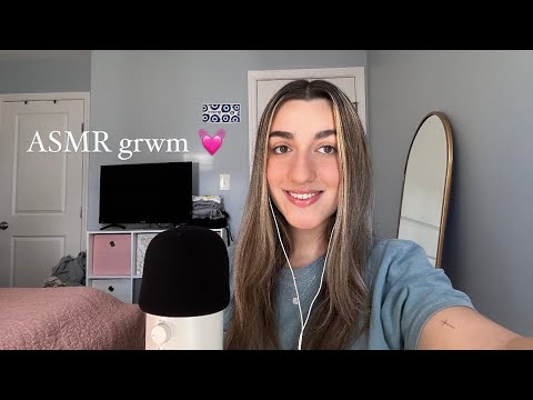 ASMR get ready with me (grwm) 💓