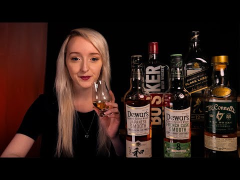 ASMR Whiskey Tasting | Scotch & Irish