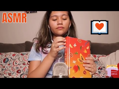 ASMR Book Tapping and Gum Chewing 📚❤