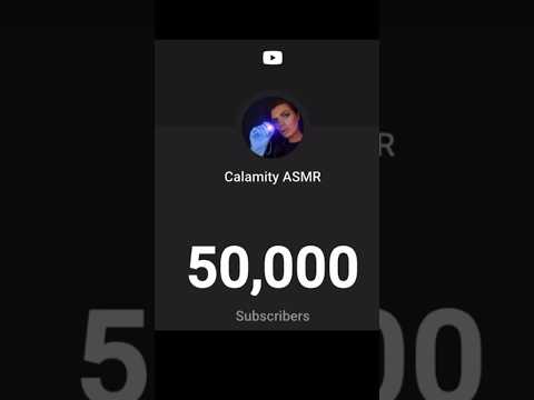 CRYING 😭🩷 WE DID IT! 50,000 SUBSCRIBERS! #asmr #shorts