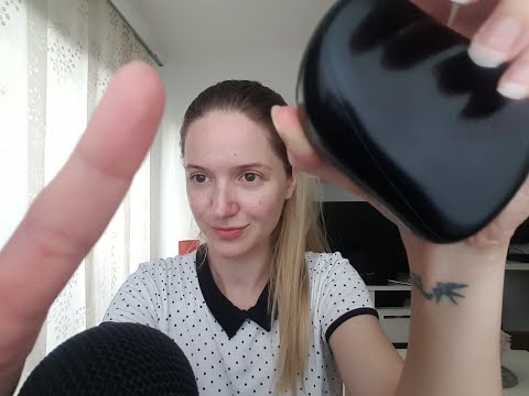 ASMR pure tapping sounds - fast and aggressive - hand sounds, mouth sounds, whispering, counting