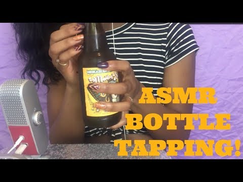 ASMR | NAIL TAPPING | GLASS BOTTLE SOUNDS 🍾