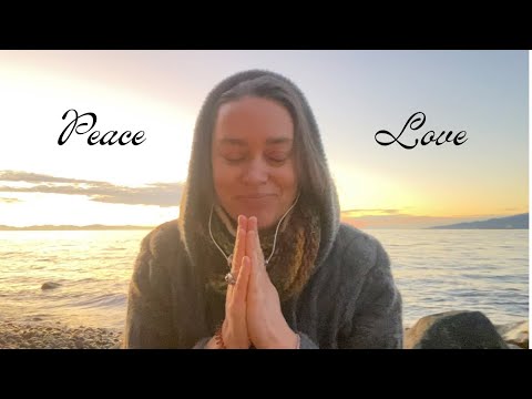 Receive Love, Peace & Healing | ASMR, Reiki & Sound Healing Meditation | Drumming & Waves at Sunset