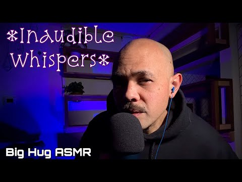 ASMR Inaudible/unintelligible whispers to help you tune out your thoughts and find sleep 😌😴