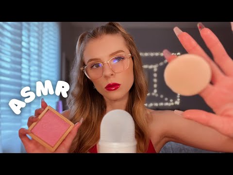 ASMR | Doing Your Wooden Makeup (Tapping & Lots of Personal Attention) *tingly triggers*