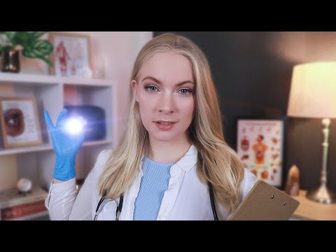 ASMR Holistic Medical Health Assessment (Eye Test, Ear Exam, Scalp Check, Chiropractor, Measuring)