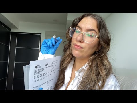 ASMR Doctor and Receptionist Roleplay | Checking you in, examining and assessment