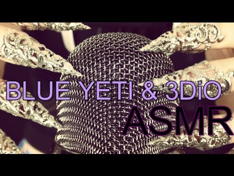 ASMR 🎙 Blue Yeti Mic Tapping & Scratching With 3DiO Nibbles & Kisses (NO TALKING)