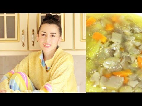 ASMR 🍲 Hot Delicious Mushroom Soup 🍄 ASMR Cooking Show ~ Soft Spoken #chefanna