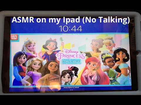 ASMR Ipad Tapping and What's on my Ipad (No Talking)