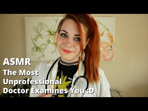 ASMR Most Unprofessional Doctor Ever :D | Soft Spoken Medical RP