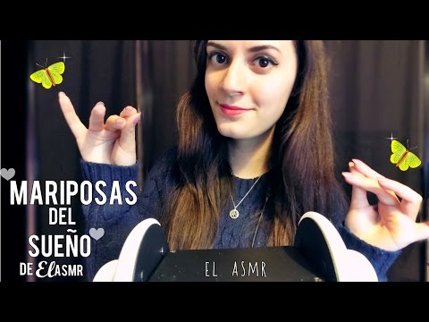 ♡ASMR español♡ MARIPOSAS DEL SUEÑO de EL♥🦋 en tus oidos!! |hands sounds| *3Dio*