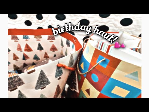 my birthday haul *very boring*