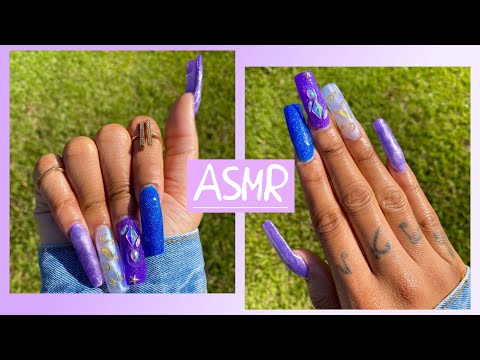 ASMR | Doing My Nails w/ Makartt Polygel Kit “Starry Night Whispers”