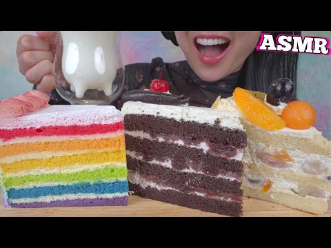 ASMR CAKE CAKE AND CAKE (EATING SOUNDS) NO TALKING | SAS-ASMR