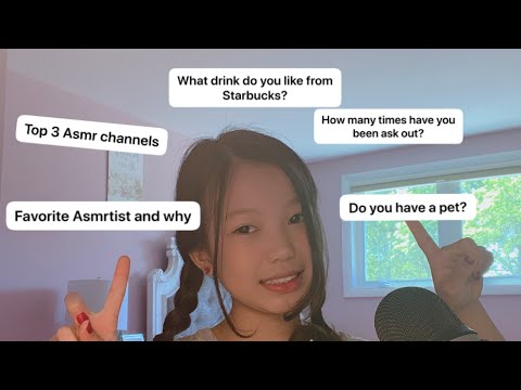 Asmr Q & A video