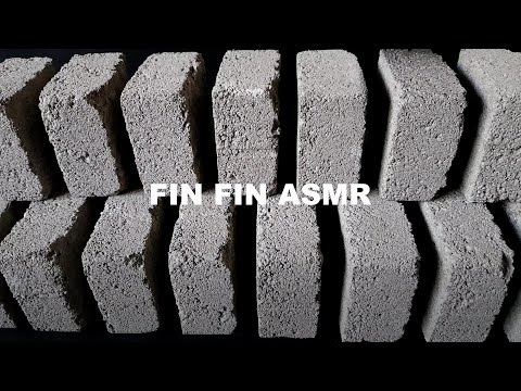 ASMR Gritty Sanment Blocks Crumble & Dipping in Water #353