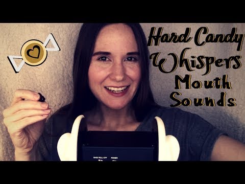 ASMR~32 Minutes Hard Maple Candy~Ear Rubbing~Whispers~Cat Purrs~