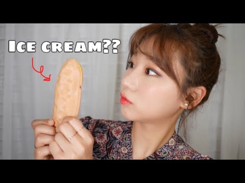 [English ASMR] 5 Different kinds of unique ice cream 🍦 ice cream eating real sound