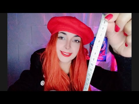 🧡 ASMR Roleplay en español - Midiendo tu CARITA! (Caricatura tipo anime)